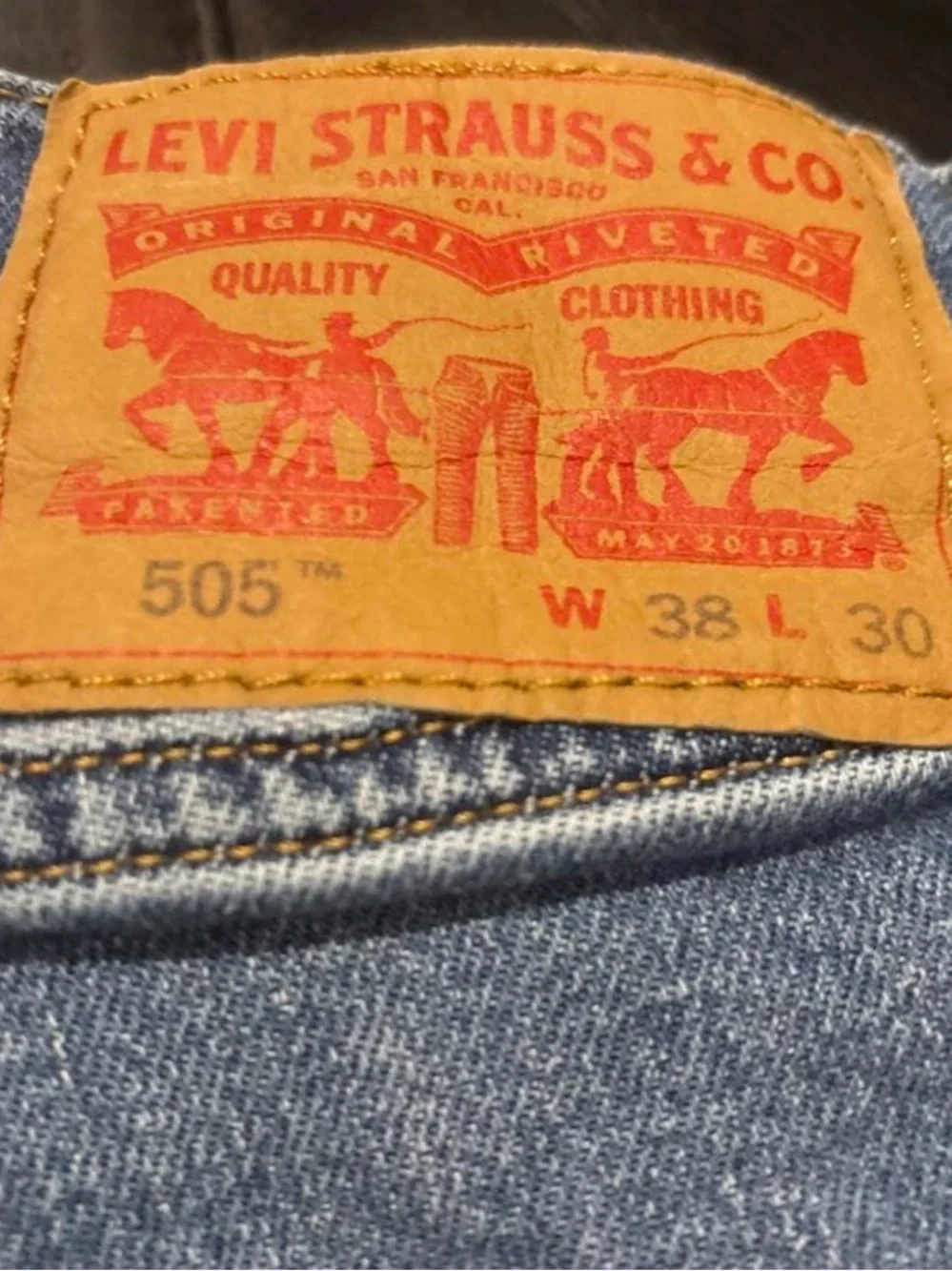 Levi's Men's Light Blue Straight Jeans